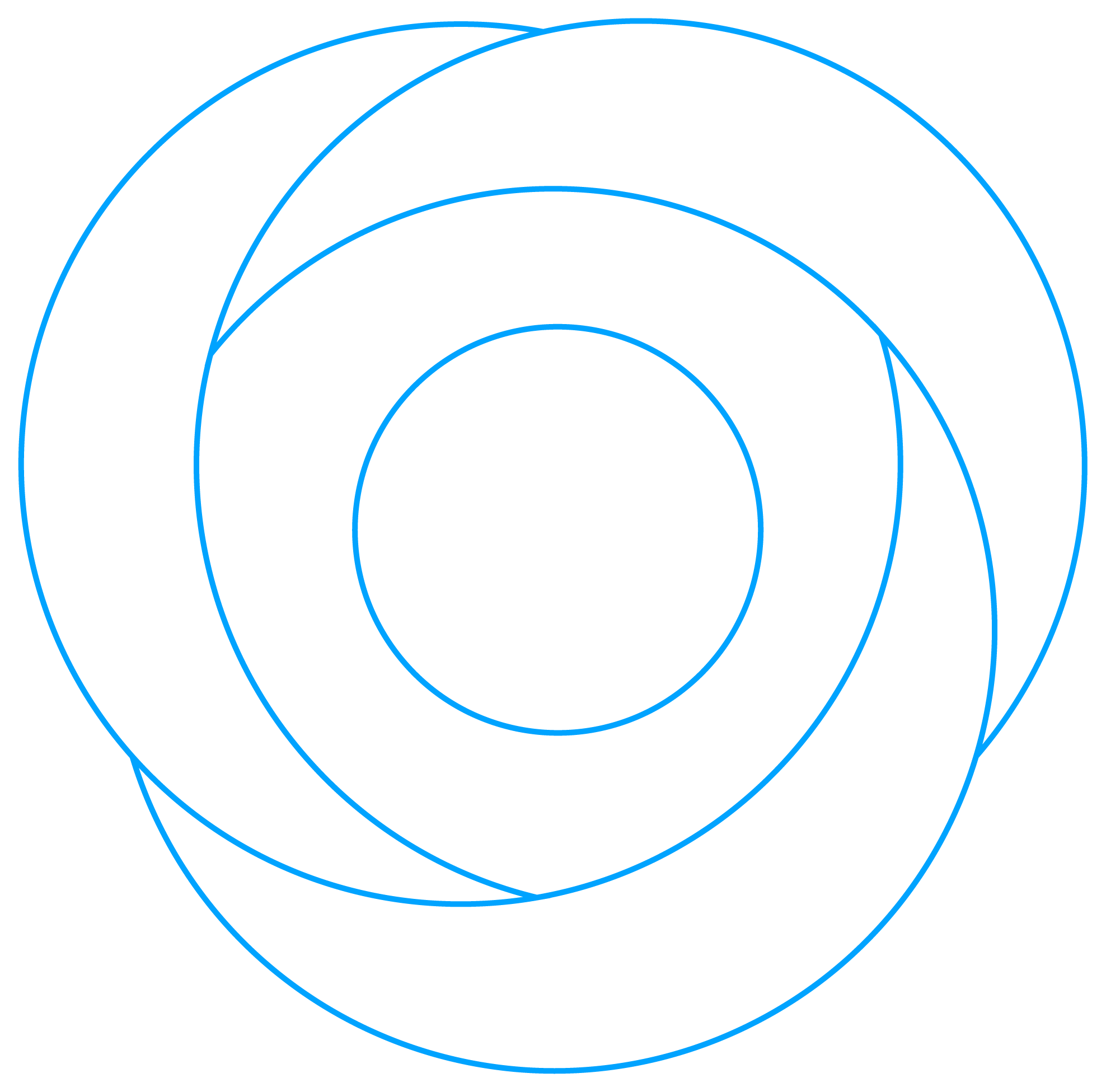 Icon Outline - Light Blue